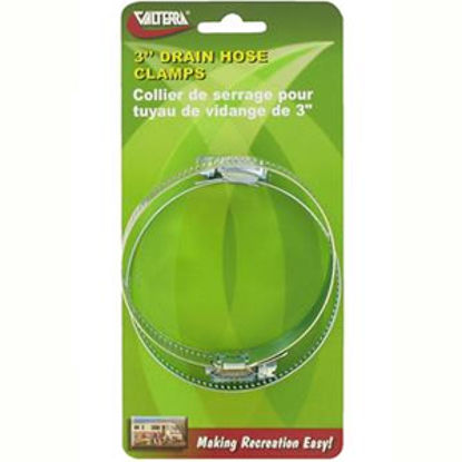 Picture of Valterra  2-Pack Stainless Steel #48 Worm Gear Hose Clamp H03-0058VP 10-1300                                                 