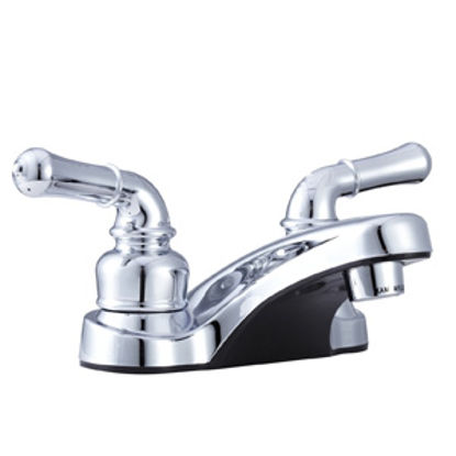 Picture of Dura Faucet Classical Series Chrome w/Teapot Handles 4" Lavatory Faucet DF-PL700C-CP 10-1307                                 