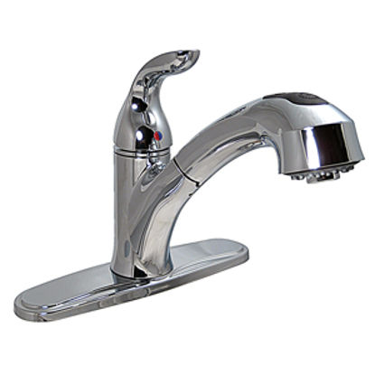 Picture of Phoenix Faucets  Chrome w/Single Lever 8" Kitchen Faucet w/Pull-Out Spout PF231341 10-1330                                   