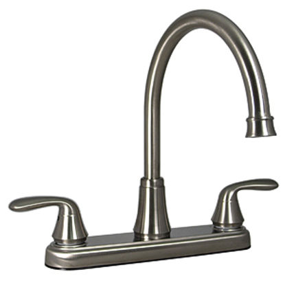 Picture of Phoenix Faucets  Nickel w/Levers 8" Kitchen Faucet w/Hi-Arc Spout PF231402 10-1335                                           