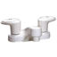 Picture of Phoenix Faucets Catalina White w/Levers 4" Lavatory Faucet PF222201 10-1419                                                  