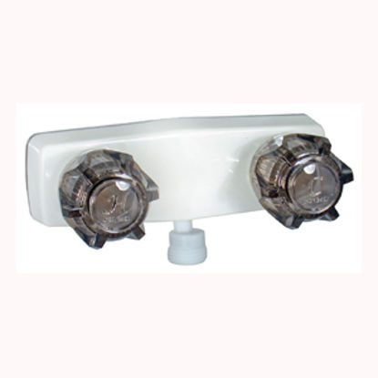 Picture of Phoenix Faucets  4" White Plastic Shower Valve w/Smoke Knobs PF213245 10-1447                                                