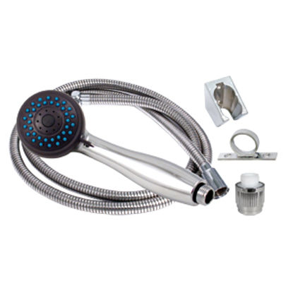 Picture of Phoenix Faucets  Chrome Handheld Shower Head w/3 Spray Settings & 60" Hose PF276053 10-1494                                  