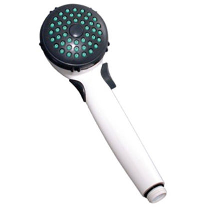 Picture of Phoenix Faucets  White Handheld Shower Head w/Single Spray Setting PF276038 10-1499                                          