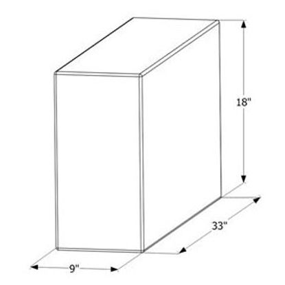 Picture of ICON  24" x 18" x 12" 20 Gal Fresh Water Tank 12455 10-1598                                                                  