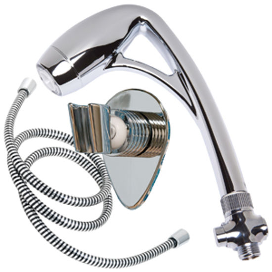 Picture of Oxygenics BodySpa (R) 1-1/2" Chrome Handheld Shower Head w/2 Spray Settings & 60" Hose 26181 10-1642                         
