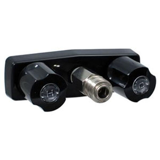 Picture of Phoenix Faucets  Black Faucet w/Hot/Cold Outlet & QC Valve Exterior Spray Port PF213791 10-1660                              