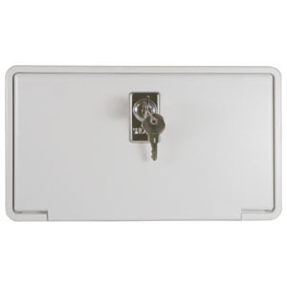 Picture of ITC  Arctic White Exterior Shower Box Door 97023-A-D 10-1675                                                                 