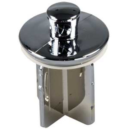 Picture of JR Products  1-1/4" Chrome Plated Plastic Pop-Up Sink Drain Stopper 95245 10-1718                                            