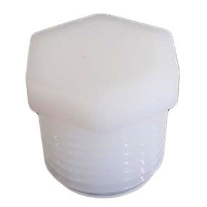 Picture of ICON  White 1/2" MPT Holding Tank Fitting 12491 10-1726                                                                      