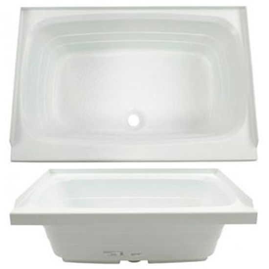 Picture of Better Bath  White 24"x38" Center Drain ABS Standard Bathtub 209661 10-1728                                                  