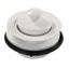 Picture of JR Products  2" White Plastic Sink Strainer w/ Pop-Up Stopper 95095 10-1749                                                  