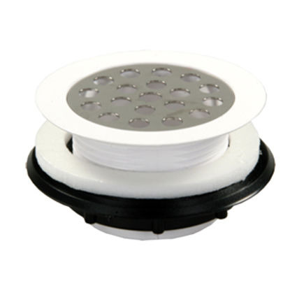 Picture of JR Products  Plastic Shower Drain Strainer 95155 10-1755                                                                     