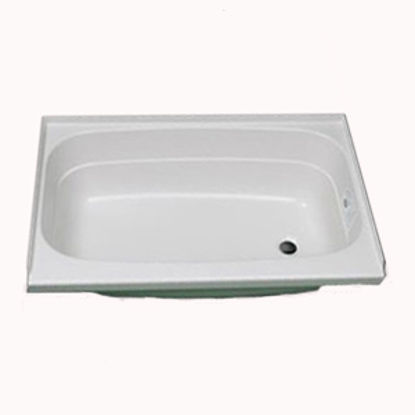 Picture of Specialty Recreation  White 24"x32" RH Drain ABS Bathtub BT2432WR 10-1855                                                    