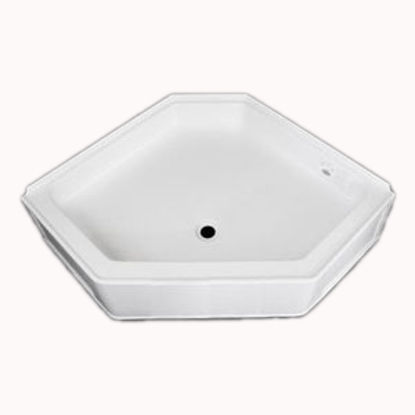 Picture of Specialty Recreation  White 27"x 27" Square Front Center Drain Shower Pan NSB2727WC 10-1876                                  