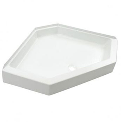 Picture of Better Bath  White 34"x34" Neo-Angle Center Drain Shower Pan 209795 10-1905                                                  