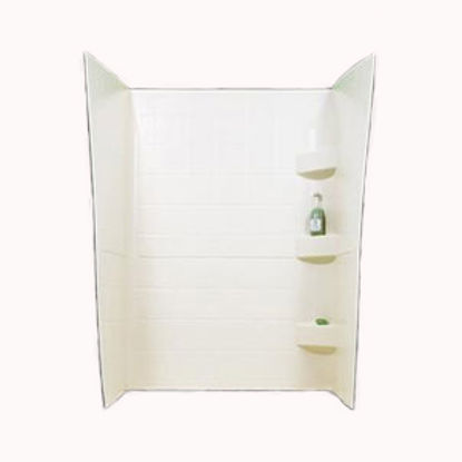 Picture of Specialty Recreation  Parchment 24" x 36" x 66" Shower Surround SW2436P 10-1913                                              