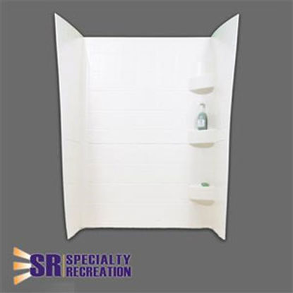 Picture of Specialty Recreation  White 24" x 36" x 66" Shower Surround SW2436W 10-1915                                                  