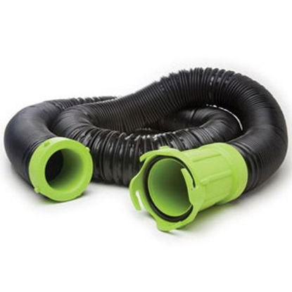 Picture of Thetford Titan (TM) Black/Green 10' TPE Sewer Hose 17903 10-1937                                                             