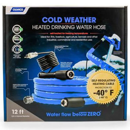 Picture of Camco TastePURE (TM) Heated 5/8"x12' Fresh Water Hose 22920 10-1959                                                          