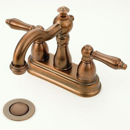 Picture of American Brass  Bronze w/Levers 4" Lavatory Faucet OB99ORB 10-2330                                                           