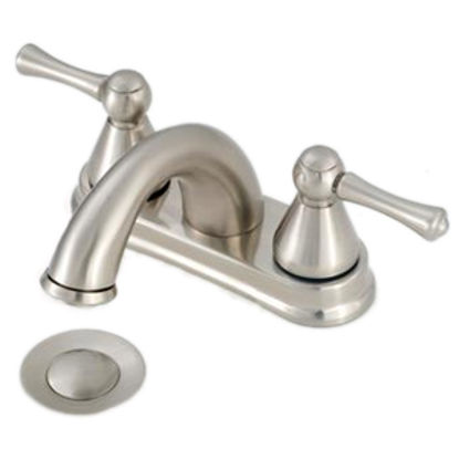 Picture of American Brass  Chrome w/Levers 4" Lavatory Faucet w/Hi-Arc Spout NN88N 10-2332                                              