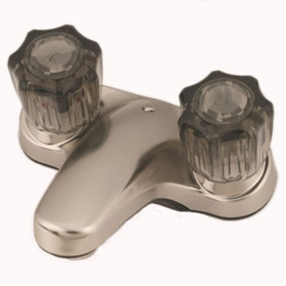 Picture of Empire Brass Ultra Line Nickel w/Smoke Knobs 4" Lavatory Faucet U-YCJW77N 10-2342                                            