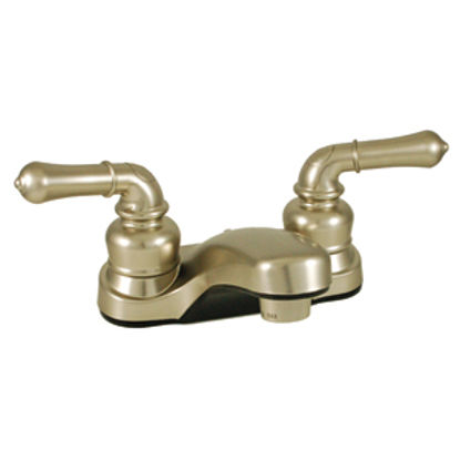 Picture of Empire Brass Ultra Line Nickel w/Teapot Handles 4" Lavatory Faucet U-YNN77N 10-2363                                          