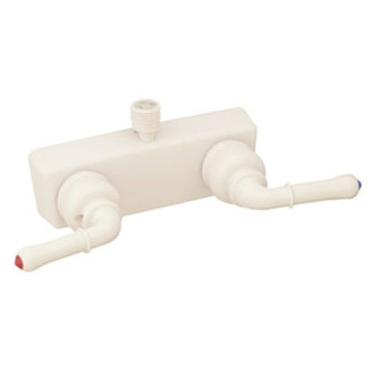 Picture of Empire Brass  4" White Plastic Shower Valve w/Teapot Handles U-YWI53VBW 10-2381                                              