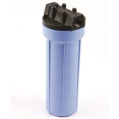 Picture of SHURflo Pentek (R) 10"L 1/2" Female Ports Water Filter Housing w/ Pressure Relief Valve 158195 10-2503                       