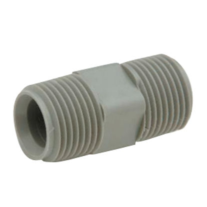 Picture of QEST Qicktite (R) Gray Acetal Fresh Water Straight Fitting  10-3081                                                          