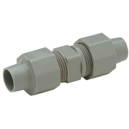 Picture of QEST Qicktite (R) 1/2" ID Tube Compression Gray Acetal Fresh Water Straight Fitting  10-4031                                 
