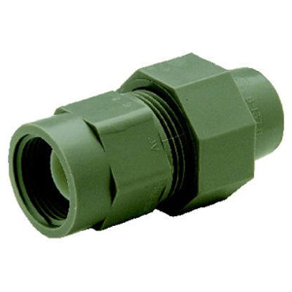 Picture of QEST Qicktite (R) 3/4" FPT x 1/2" ID Tube Compression Gray Acetal Fresh Water Straight Fitting  10-4091                      