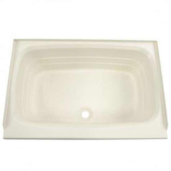 Picture of Better Bath  Parchment 24"x36" Center Drain ABS Standard Bathtub 209369 10-5729                                              