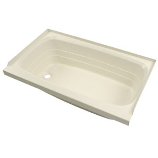 Picture of Better Bath  Parchment 24"x36" LH Drain ABS Standard Bathtub 209372 10-5731                                                  