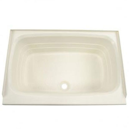 Picture of Better Bath  Parchment 24"x40" Center Drain ABS Standard Bathtub 209385 10-5733                                              