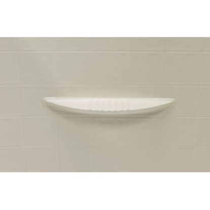 Picture of Better Bath  1-Piece Parchment 24"L x 40"W x 58"H Shower Surround 306206 10-5739                                             
