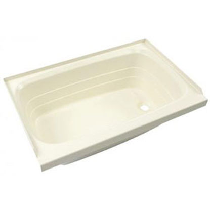 Picture of Better Bath  White 24"x46" RH Drain ABS Standard Bathtub 209683 10-5742                                                      