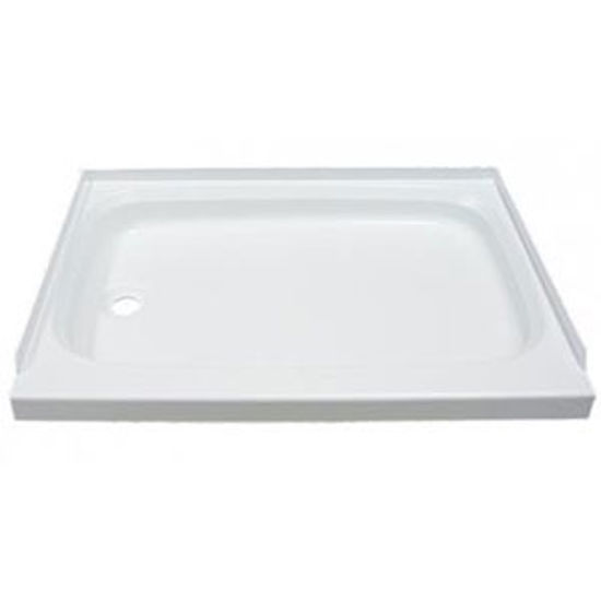 Picture of Better Bath  White 24"x32" Standard RH Drain Shower Pan 210371 10-5745                                                       