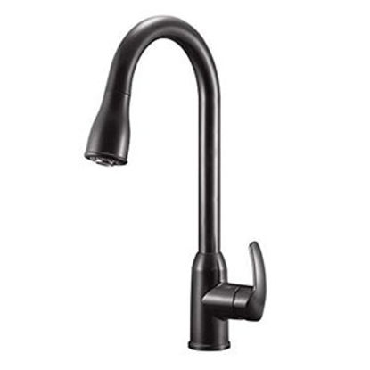 Picture of Dura Faucet  Bronze w/Single Lever Kitchen Faucet w/Gooseneck Spout DF-NMK508-VB 10-7927                                     