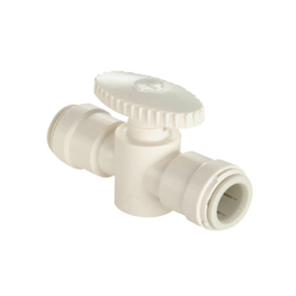 Picture of Sea Tech 35 Series 1/2" Female QC CTS Polysulfone Straight Stop Valve 013539-10 10-8174                                      