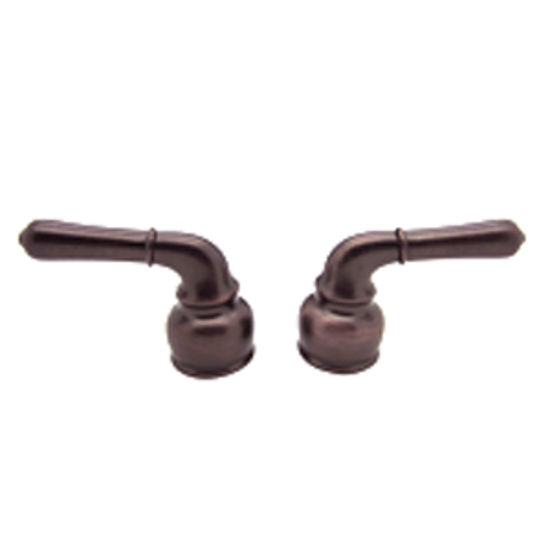 Picture of Dura Faucet  2-Pack Oil Rub Bronze Zinc Teapot Style Lever Faucet Handle DF-RKCM-ORB 10-9005                                 