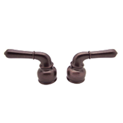 Picture of Dura Faucet  2-Pack Satin Nickel Zinc Teapot Style Lever Faucet Handle DF-RKCM-SN 10-9006                                    