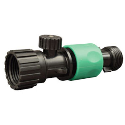 Picture of Valterra  Plastic Fresh Water Hose Connector For Std GHF Coupling w/Shut-Off Valve D1055 10-9134                             