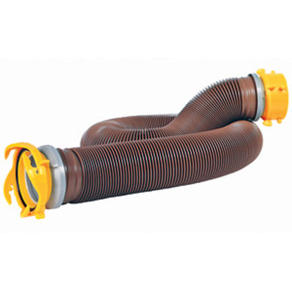 Picture of Camco Revolution Brown 10' 15 Mil Vinyl Sewer Hose Extension 39623 11-0030                                                   