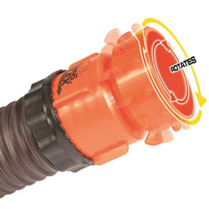Picture of Camco RhinoFLEX (TM) Swivel Lug Bayonet Sewer Hose Connector 39773 11-0035                                                   