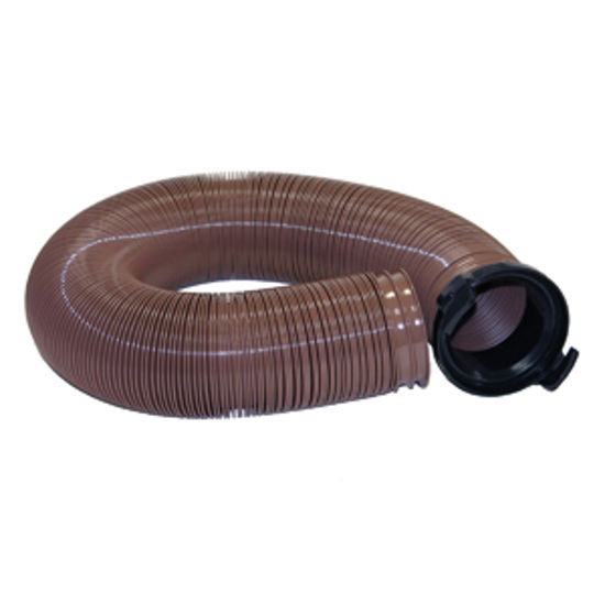 Picture of Valterra EZ Flush Bronze 10' HD 15 Mil Vinyl Sewer Hose D04-0086 11-0094                                                     