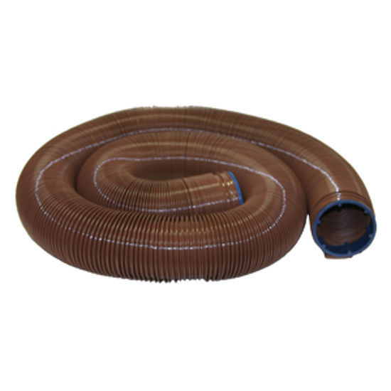 Picture of Valterra EZ Flush Bronze 20' HD 15 Mil Vinyl Sewer Hose D04-0040 11-0151                                                     