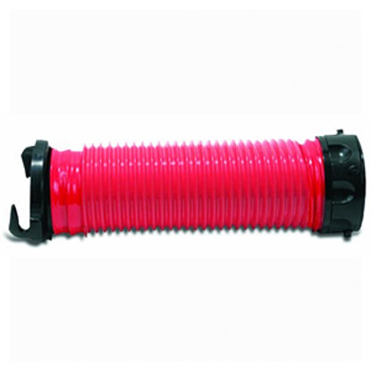 Picture of Valterra EZ Coupler Red 5' 18 Mil Vinyl Sewer Hose Extension D04-0112 11-0210                                                