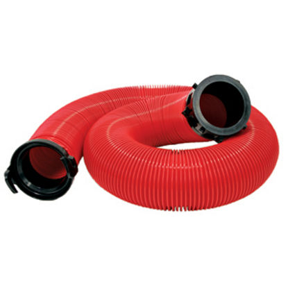 Picture of Valterra EZ Coupler Red 10' 18 Mil Vinyl Sewer Hose Extension D04-0113 11-0211                                               